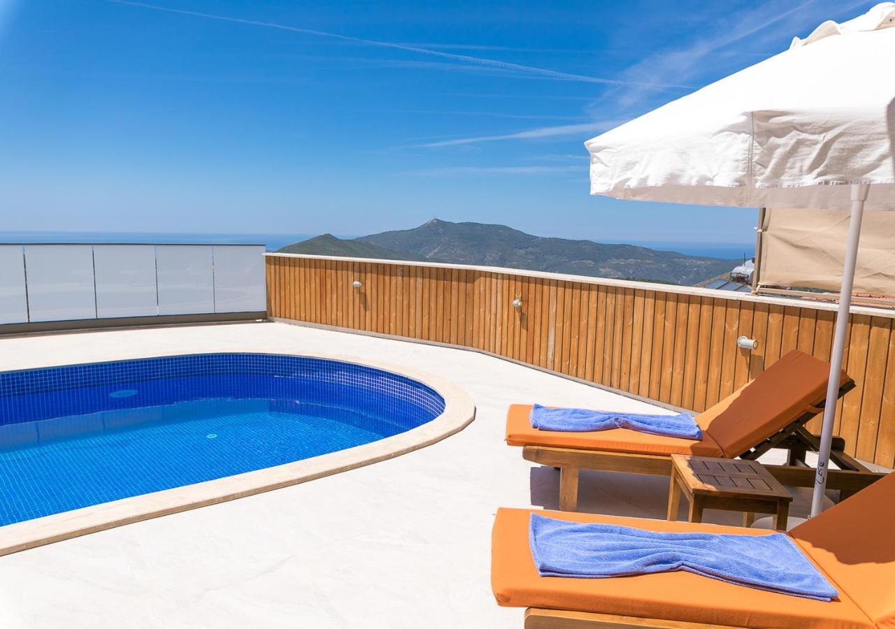 Uzumlu  Villa 5 Sleeps 6 Isolated Pool See And Montain View-Villa Kartal Yuvasi מראה חיצוני תמונה