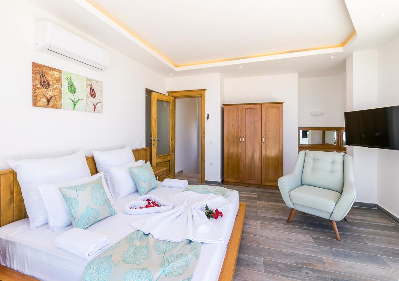 Uzumlu  Villa 5 Sleeps 6 Isolated Pool See And Montain View-Villa Kartal Yuvasi מראה חיצוני תמונה