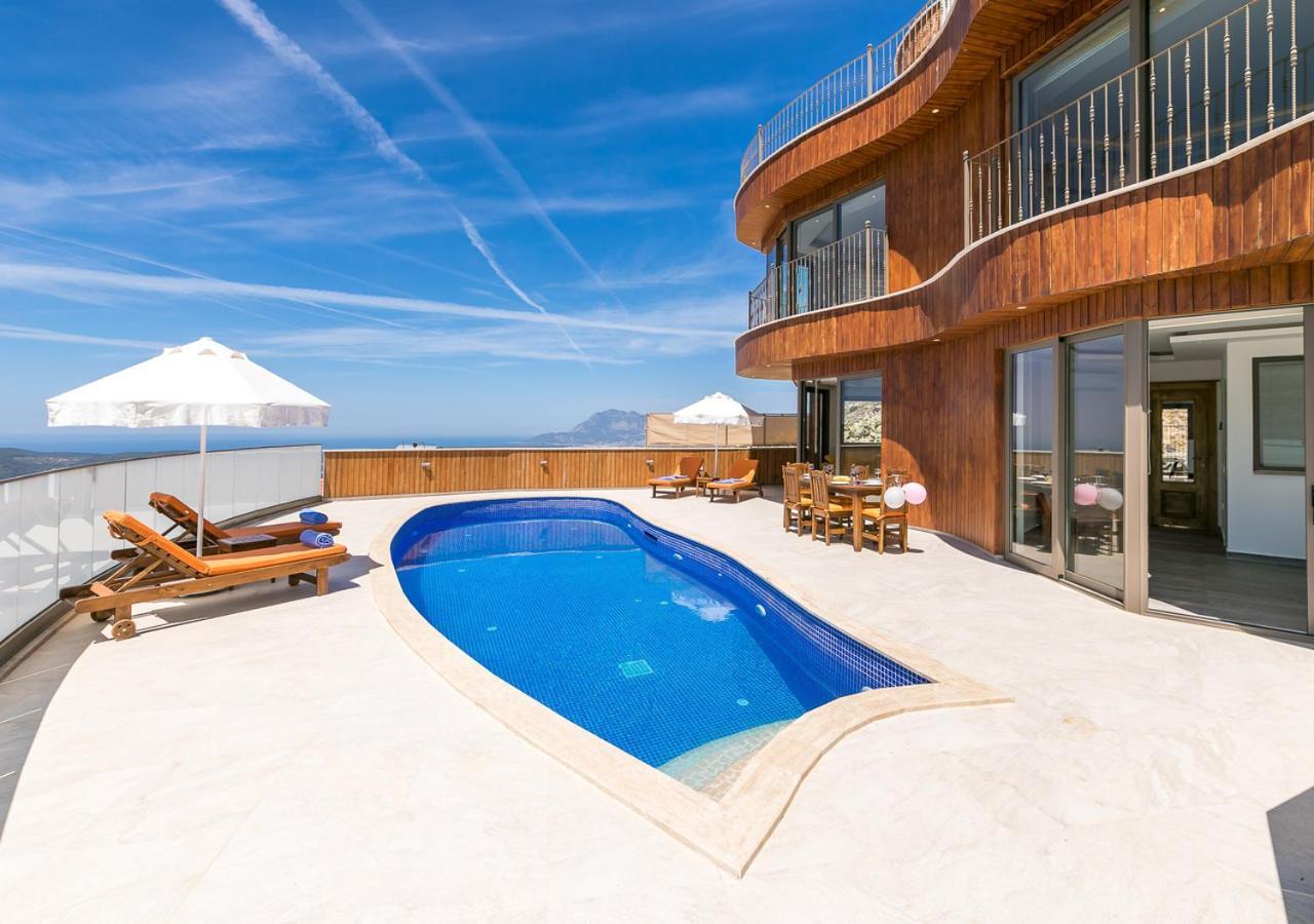 Uzumlu  Villa 5 Sleeps 6 Isolated Pool See And Montain View-Villa Kartal Yuvasi מראה חיצוני תמונה
